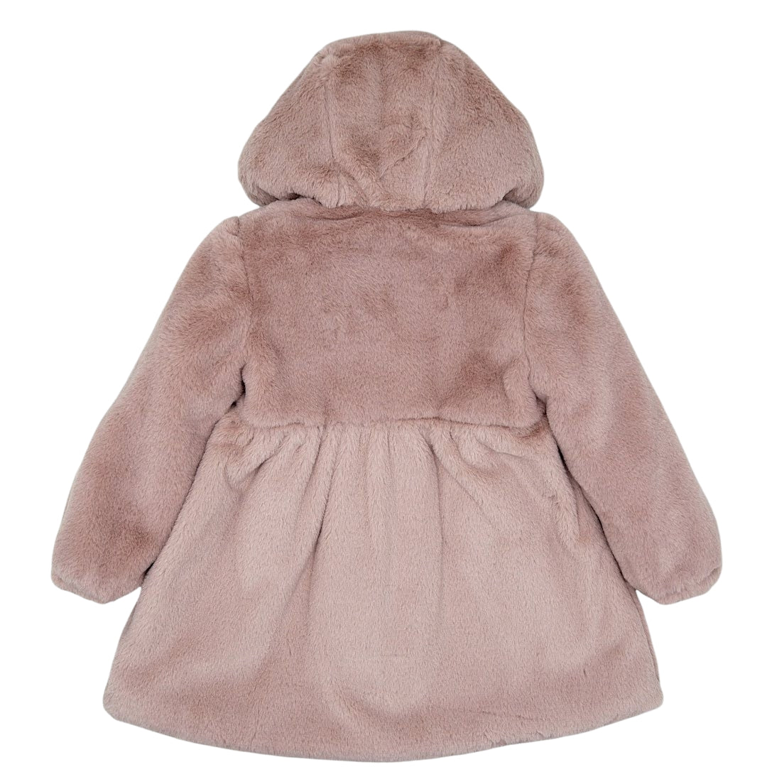 chicmisschic abrigo peluche pelo ecologico rosa